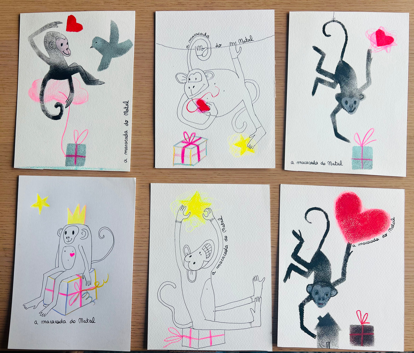Projecto: Natal com legendas ilustradas, por Mariana Jones e Evelina Oliveira