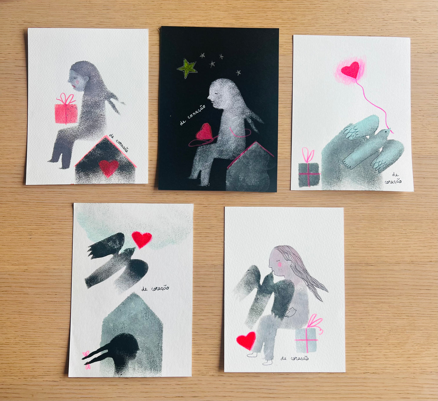 Projecto: Natal com legendas ilustradas, por Mariana Jones e Evelina Oliveira