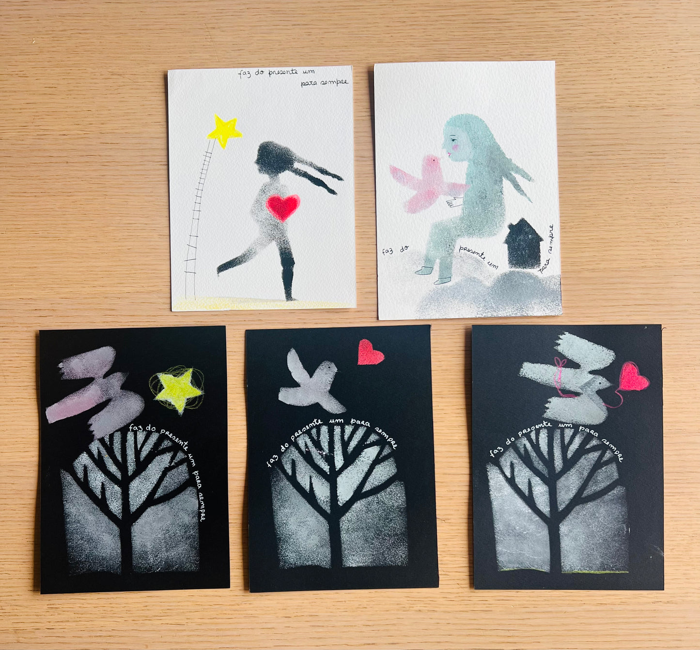 Projecto: Natal com legendas ilustradas, por Mariana Jones e Evelina Oliveira